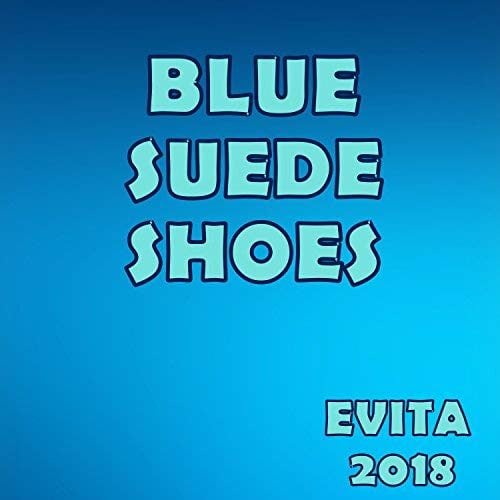 Evita-Blue Suede Shoes