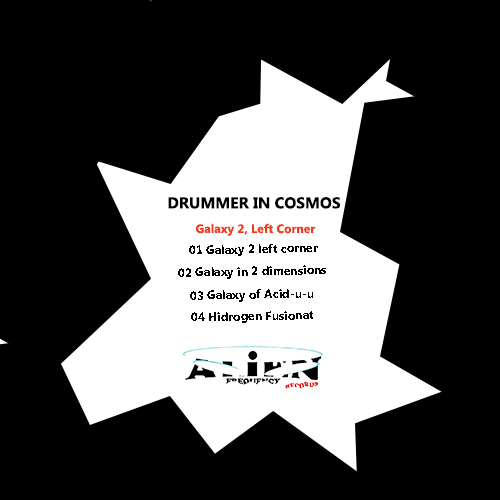 Drummer In Cosmos-Galaxy 2, Left Corner