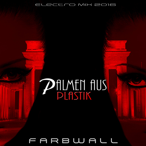 Farbwall-Palmen Aus Plastik