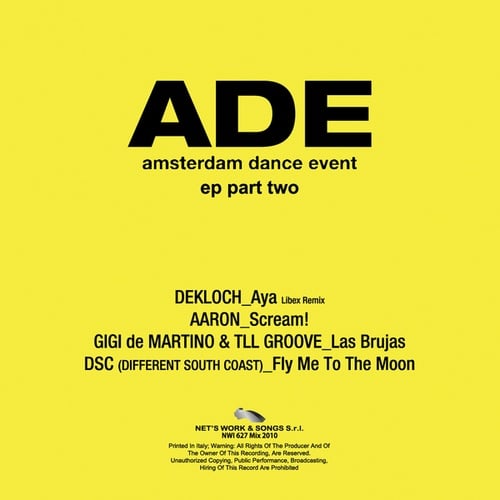 Gigi De Martino, TLL Groove, Different South Coast, Dekloch, AARON, Libex-Amsterdam Dance Event, Vol. 2