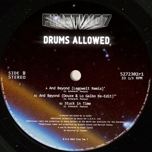Drums Allowed, Legowelt, Douze, Lo Galbo-And Beyond / Stuck in Time