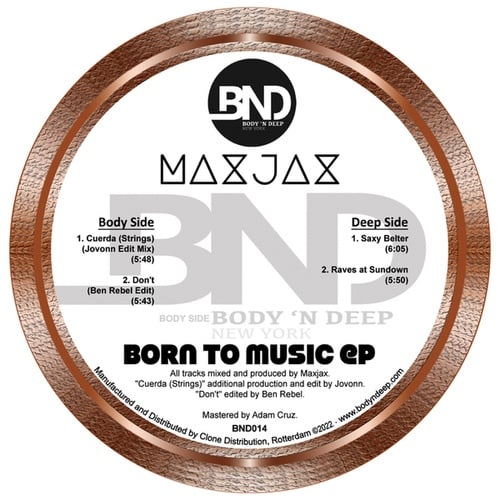 MAXJAX, Jovonn, Ben Rebel-Born To Music