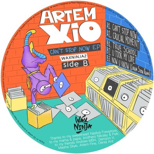 Artem Xio-Can't Stop Now EP Incl. Cream Soda Remix