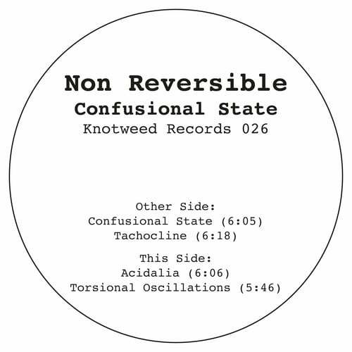Non Reversible-Confusional State