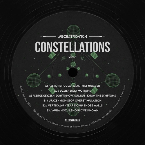 Zeta Reticula, Luz1e, Serge Geyzel, Ufaze, Vertical67, Aura Nox-Constellations Vol. 1