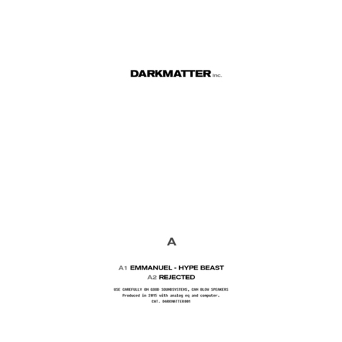 Emmanuel-Dark Matter 002 EP