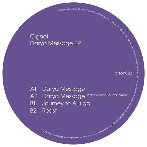 Cignol, Transparent Sound-Darya Message