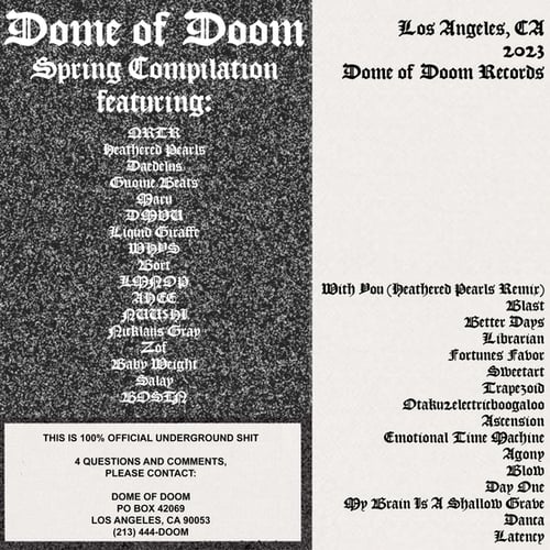 Various Artists-Dome of Doom Spring Compilation