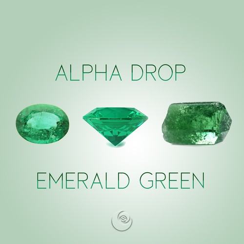 Alpha Drop-Emerald Green