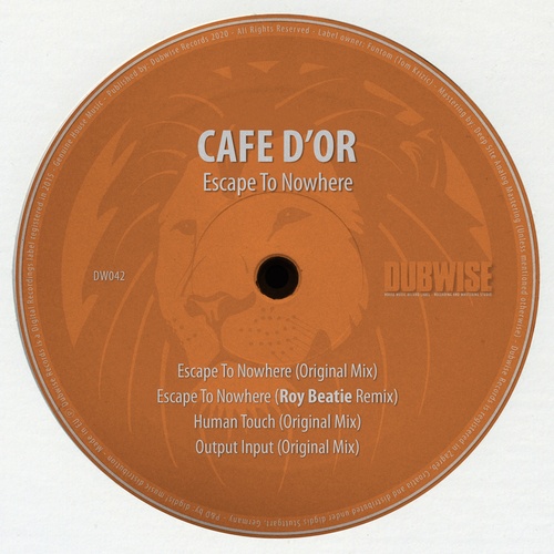Cafe D'or, Roy Beatie-Escape to Nowhere