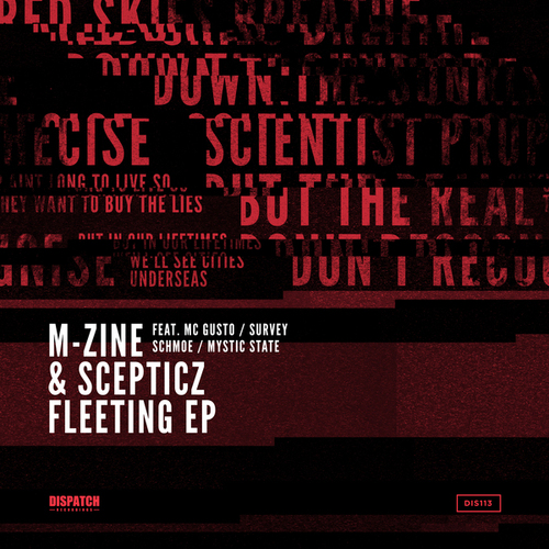 M-zine, Scepticz, Survey, Mystic State, MC Gusto, Schmoe-Fleeting EP