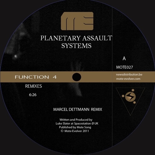 Planetary Assault Systems, Marcel Dettmann, Chris Liebing-Function 4 Remixes Episode 1