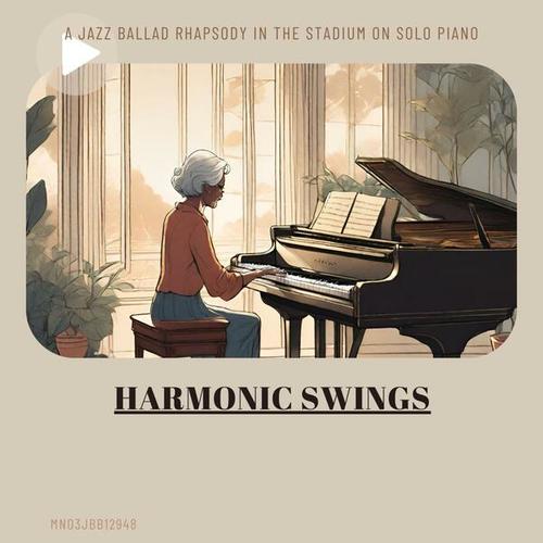 Harmonic Swings: A Jazz Ballad Rhapsody in the Stadium on Solo Piano