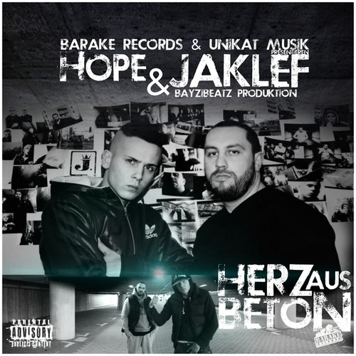 Jaklef, Hope92-Herz aus Beton