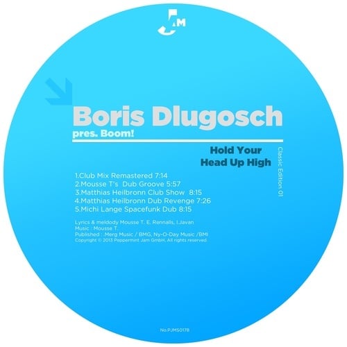 Boris Dlugosch, Booom!, Mousse T. , Matthias Heilbronn, Michi Lange-Hold Your Head Up High (Classic Edition 01)