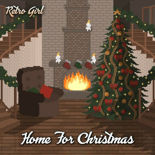 Retro Girl-Home for Christmas