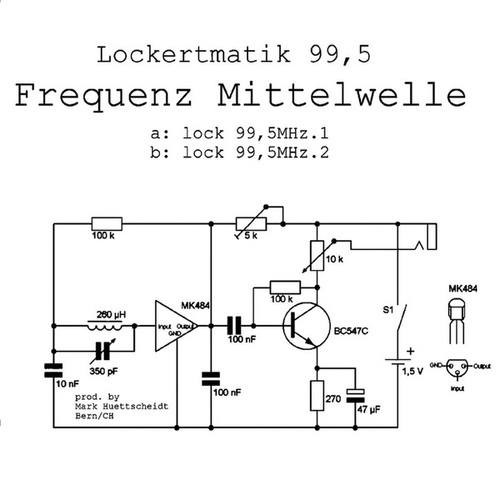 Frequenz Mittelwelle-Lockertmatik 99.5 MHz