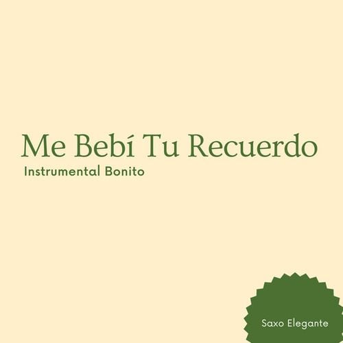 Me Bebí Tu Recuerdo Instrumental Bonito