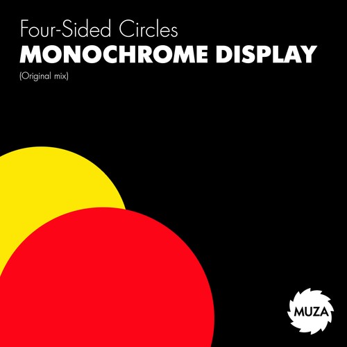 Four-Sided Circles-Monochrome Display