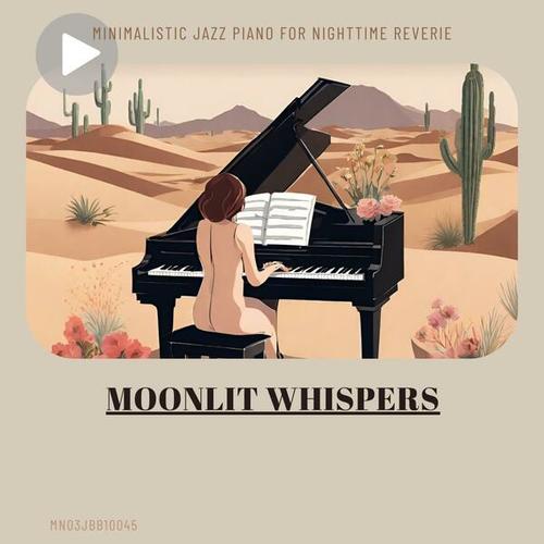 Moonlit Whispers: Minimalistic Jazz Piano for Nighttime Reverie
