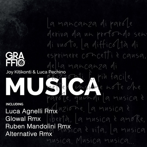 Joy Kitikonti, Luca Pechino, Luca Agnelli, Glowal, Ruben Mandolini-Musica