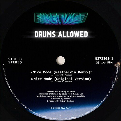 Drums Allowed, Maethelvin-Nice Mode (Maethelvin Remix)