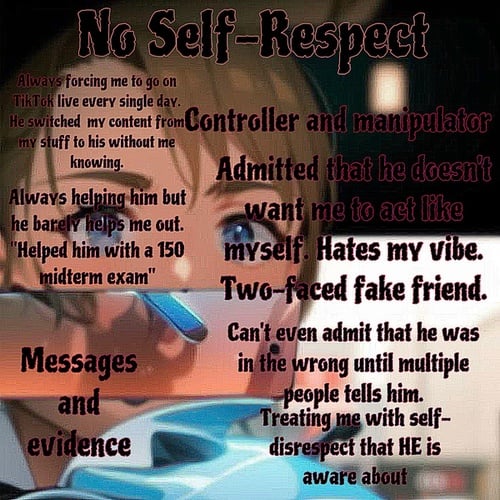 No Self-Respect