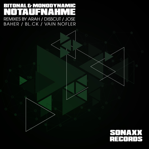 Bitonal, MonoDynamic, BL.CK, Vain Nofler, Arah, Disscut, Jose Baher-Notaufnahme