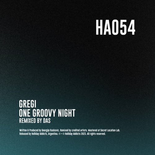 Gregi, Das-One Groovy Night