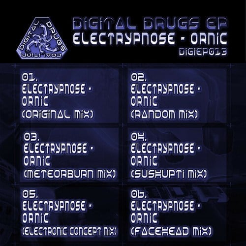Electrypnose, Random, Sushupti, Electronic Concept, MeteorBurn, Face Head-Ornic Remix EP