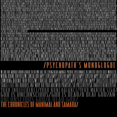 The Chronicles Of Manimal And Samara-Psychopath's Monologue