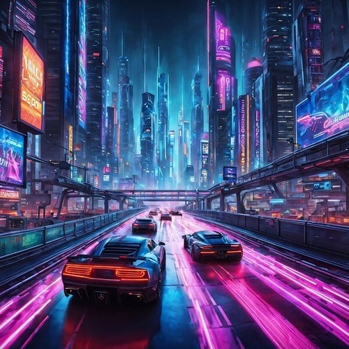 Digital Fire-Pulse of the Night City