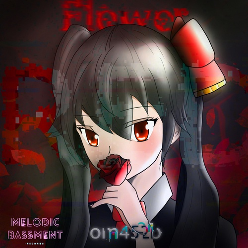 Om452b-Red Flower