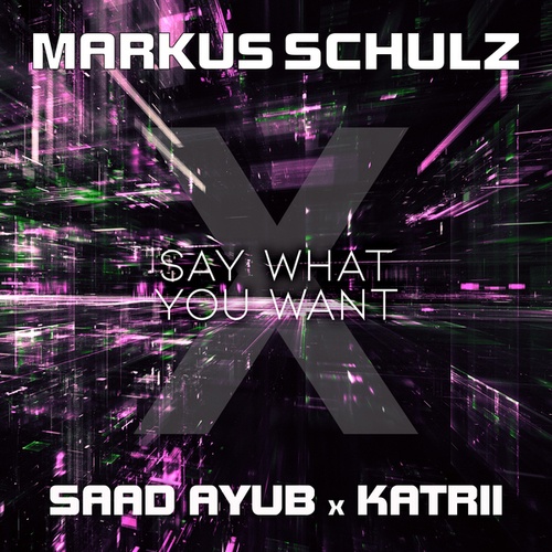 Saad Ayub, Katrii, Markus Schulz-Say What You Want