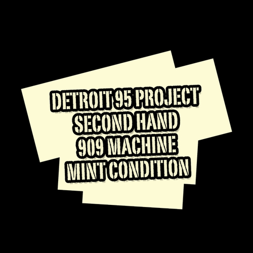 Detroit 95 Project-Second Hand 909 Machine Mint Condition