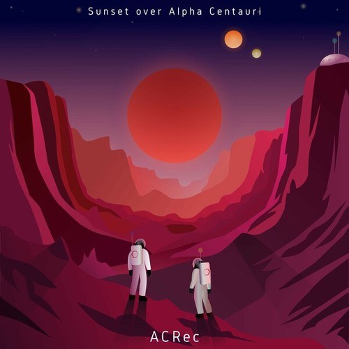 Sunset over Alpha Centauri