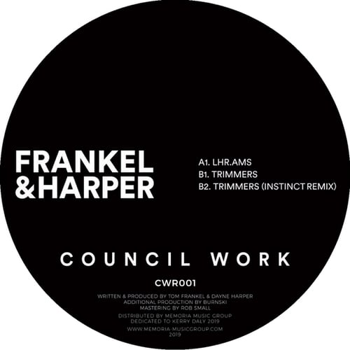 Frankel & Harper, Instinct (UK)-Trimmers EP