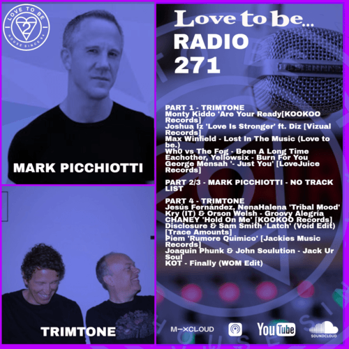 Love to be... Radio 271 | Trimtone, Mark Picchiotti