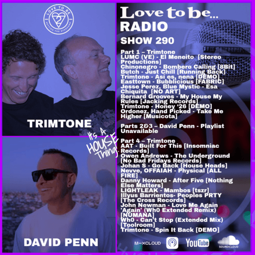 Love to be... Radio 290 | Trimtone & David Penn